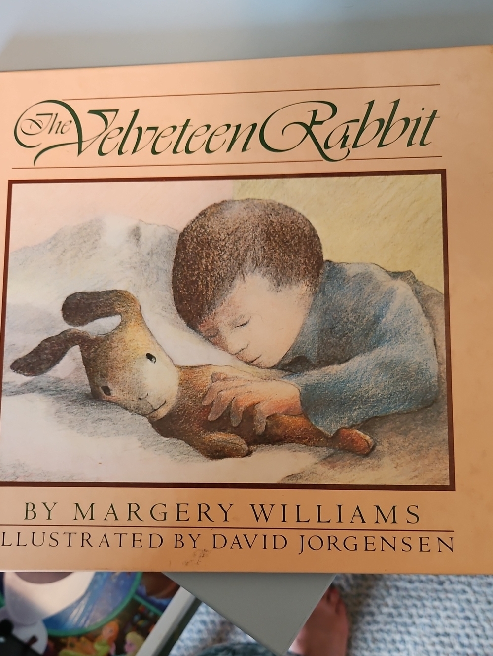 The Velveteen Rabbit Illustrated Children's Book - Beige Cover